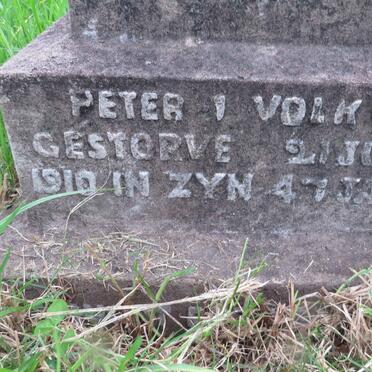 VOLKWYN Peter I. -1910