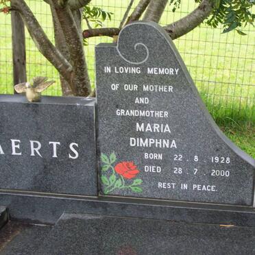 AERTS Marcel Jan Babtist 1929-1998 &amp; Maria Dimphna 1928-2000