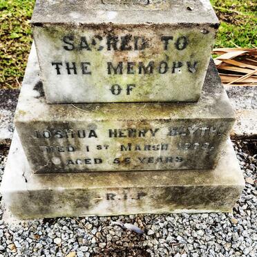 BLYTH Joshua Henry 1833-1888