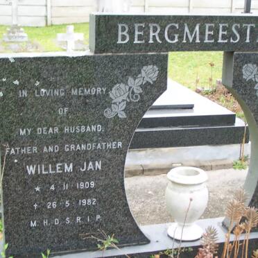 BERGMEESTER Willem Jan 1909-1982 &amp; Evelyn Monica O'REILLY 1914-1985