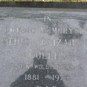 COLLES Ethel Elizabeth born WOLSTENHOLME 1881-1974