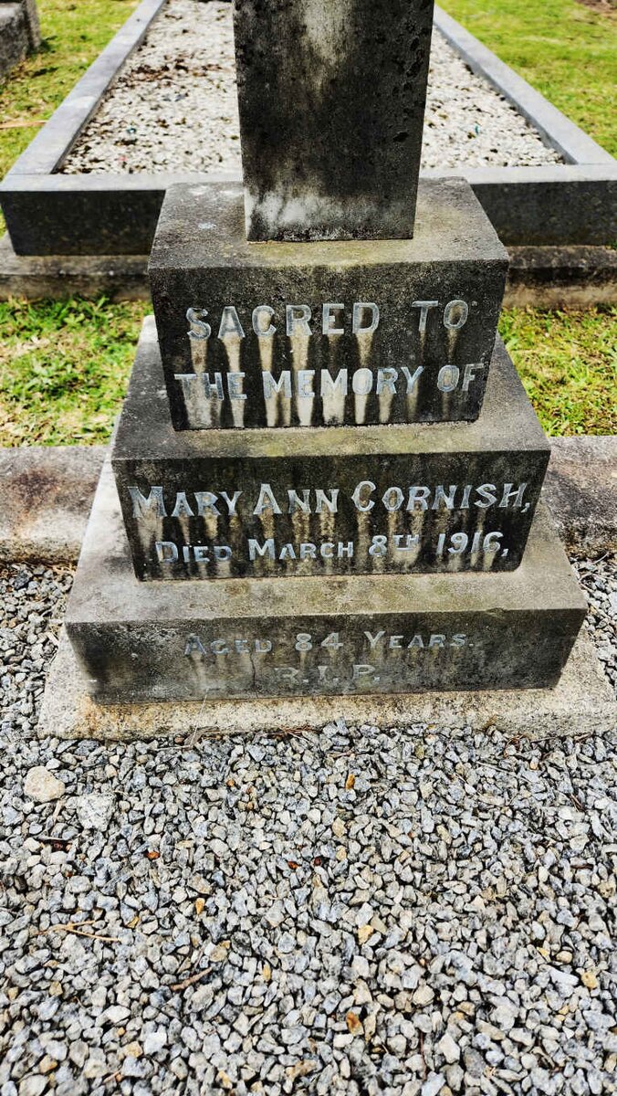 CORNISH Mary Ann 1832-1916