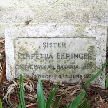 EHRINGER Perpetua 1887-1931