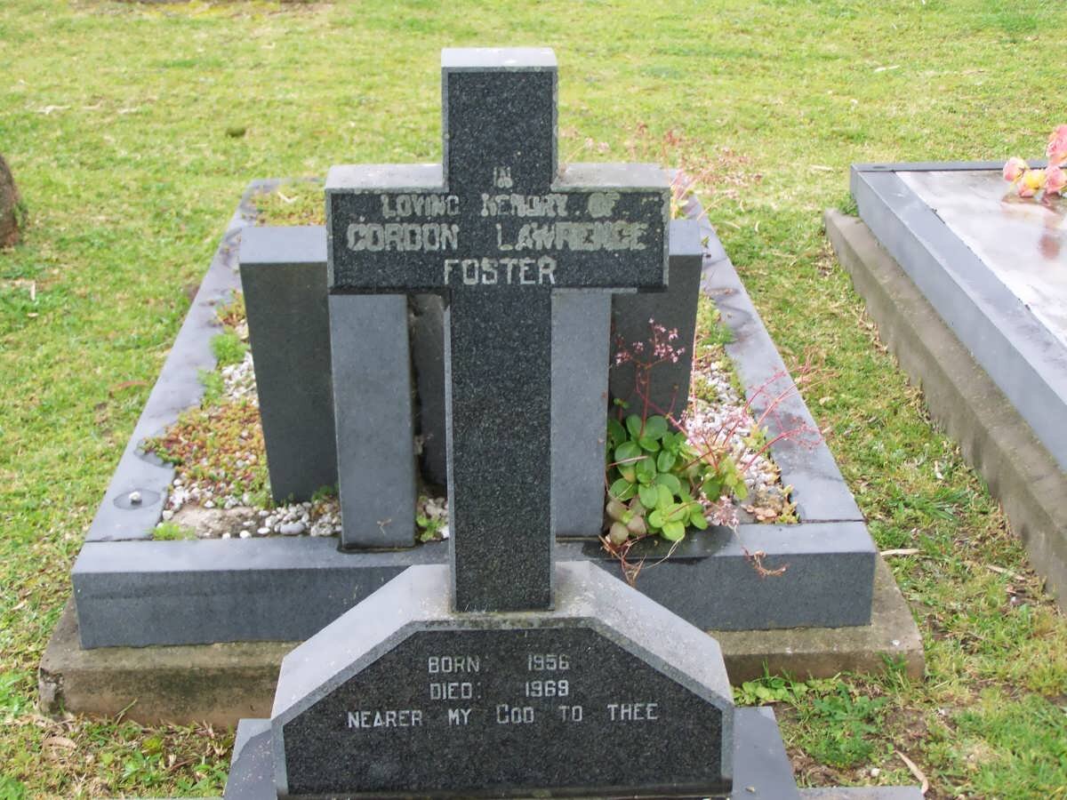 FOSTER Gordon Lawrence 1956-1969