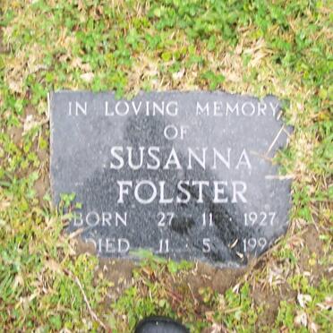 FOLSTER Susanna 1927-1996