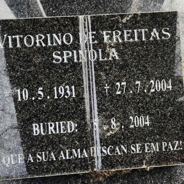 FREITAS Vitorino Spinola, da 1931-2004