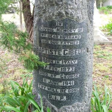 GIBELLO Baptiste 1873-1941