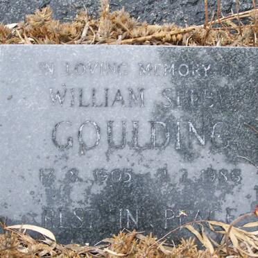 GOULDING William Selby 1905-1986