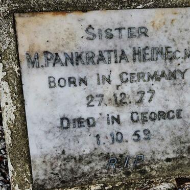 HEINE Pankratia 1877-1959