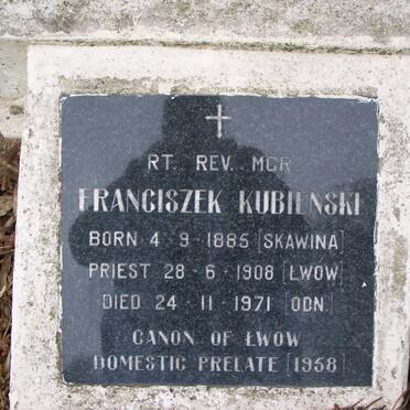 KUBIENSKI Franciszek 1885-1971