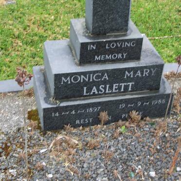 LASLETT Monica Mary 1897-1988