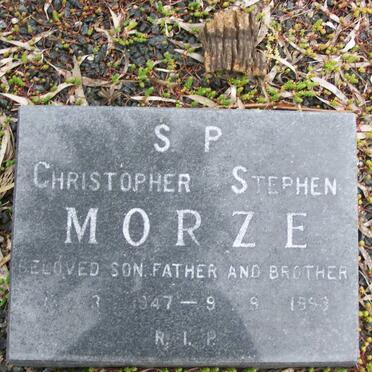 MORZE Christopher Stephen 1947-1993