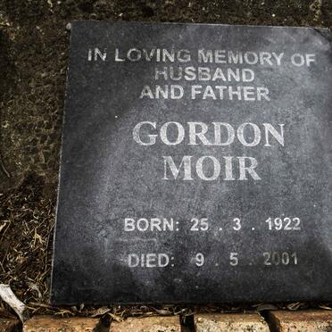 MOIR Gordon 1922-2001