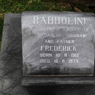 RABBOLINI Frederick 1915-1975
