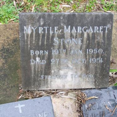 STONE Myrtle Margaret 1950-1951
