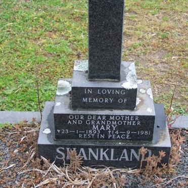 SHANKLAND Mary 1893-1981