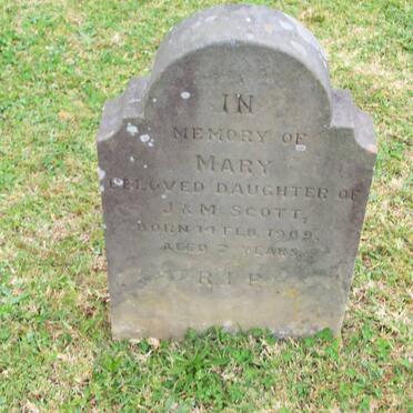 SCOTT Mary 1909-