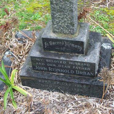 URBAN John Reinhold 1886-1958