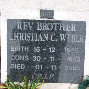 WEBER Christian C. 1925-2003