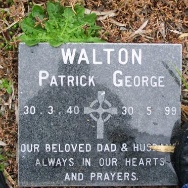 WALTON Patrick George 1940-1999