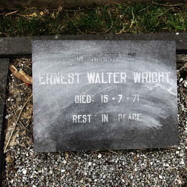 WRIGHT Ernest Walter -1971
