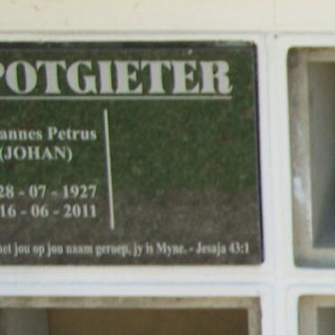 POTGIETER Johannes Petrus 1927-2011