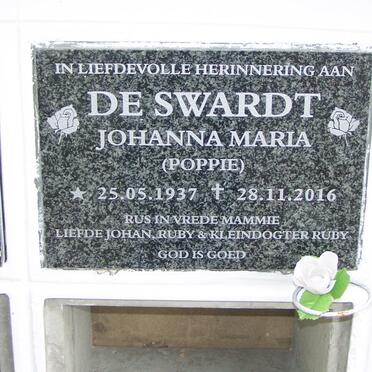 SWARDT Johanna Maria, de 1937-2016