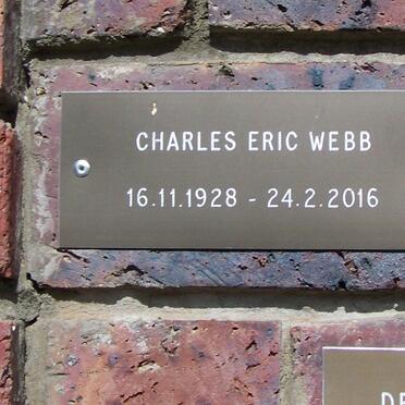 WEBB Charles Eric 1928-2016