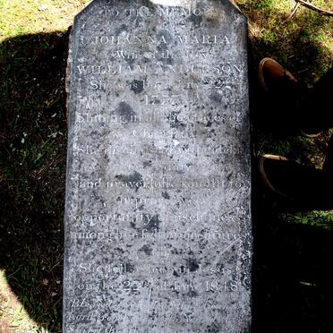 ANDERSON Johanna Maria 1777-1848