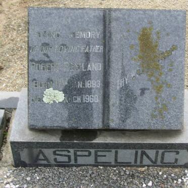 ASPELING Robert Royland 1883-1968