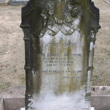 ANDERSON John Edward 1839-1905