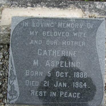 ASPELING Catherine M. 1888-1964