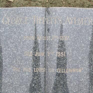 AYLMER George, TIPPETTS 1887-1951