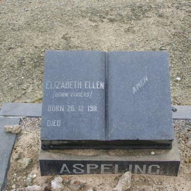 ASPELING Elizabeth Ellen nee VIVIERS 1911-