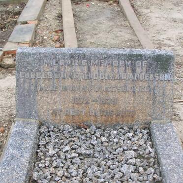 ANDERSON Forbes Duncan Donald 1872-1939