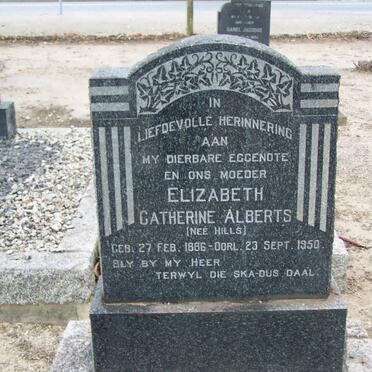 ALBERTS Elizabeth Catherine nee HILLS 1886-1950