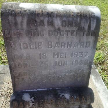 BARNARD Violie 1937-1939