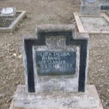 BARNARD Lidia Jacoba nee STANDER 1899-195?