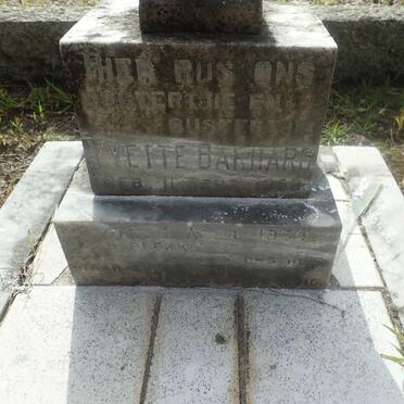 BARNARD Yvette 1953-1954