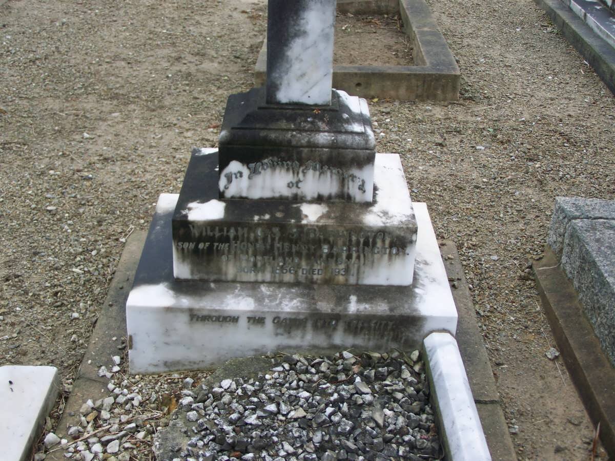 BARRINGTON William G.S.S. 1866-1931