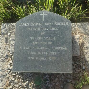 BUCHAN James Erskine Adye 1939-1959