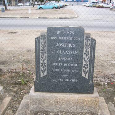 CLAASSEN Josephus J. 1888-1954