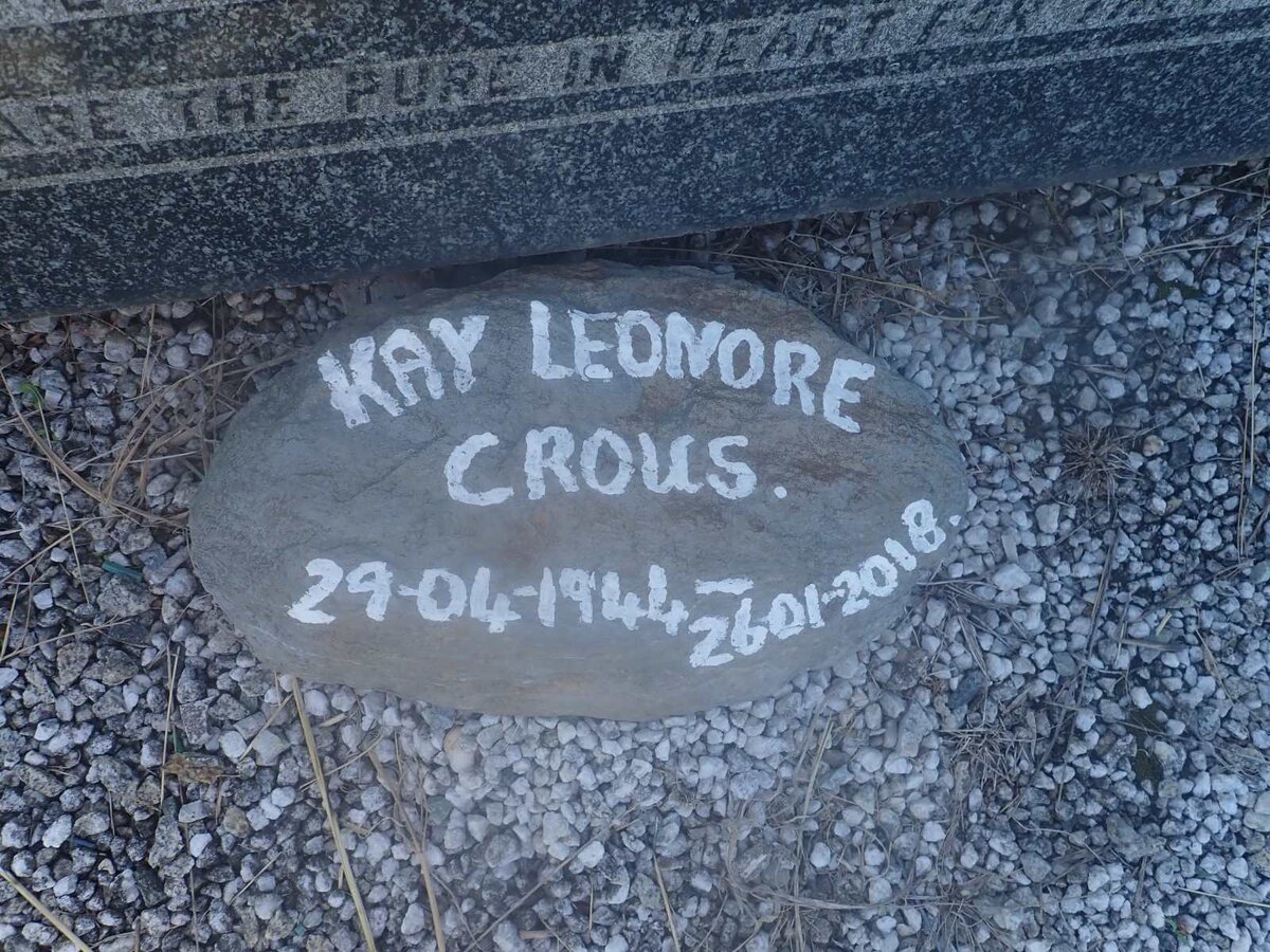 CROUS Kay Leonore 1944-2018