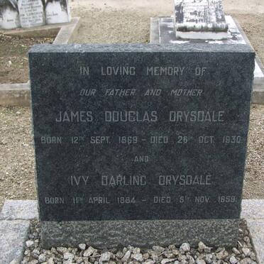 DRYSDALE James Douglas 1869-1930 &amp; Ivy Darling 1884-1959