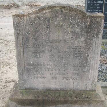 DALTON Edward Richard 1860-1928 &amp; Elizabeth Mary 1868-1931