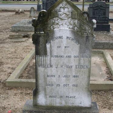 EEDEN Willem J.H., van 1881-1951
