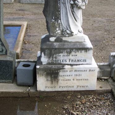 FRANCIS Charles -1921