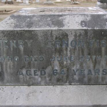 FISHER Henry Vernon -1896