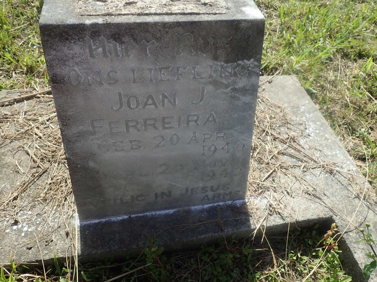 FERREIRA Joan J. 1940-1942