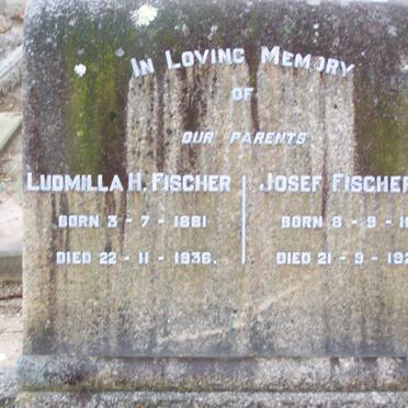 FISCHER Josef 1872-1925 &amp; Ludmilla H. 1881-1938